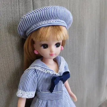 리카짱 의류 마린 원피스 (블루 계열)