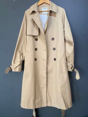 프리즈마트 베이지 여성용 트렌치코트 M