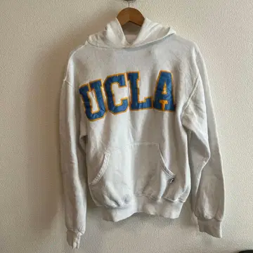 UCLA 로고 화이트 후드티