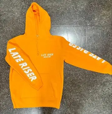 레이트 라이저(LATE RISER) 카키 후드티