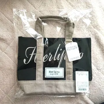 herlipto 미니 토트 블랙