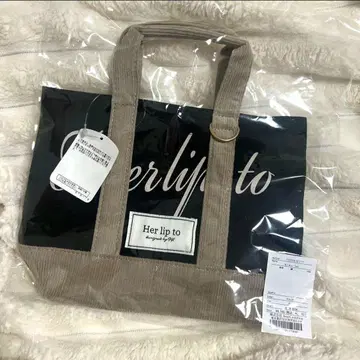 herlipto 미니 토트 블랙