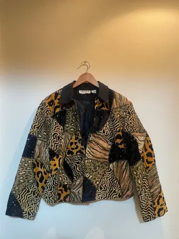 ANAGE 패치워크 자켓