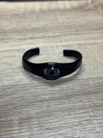 [레어] 네크로맨스 NECROMANCE 의안 가죽 뱅글