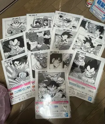 드래곤볼 제일복권 G상 클리어 파일 세트 9장