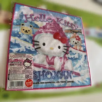 지역 한정 키티 미니 타월 가나가와 한정판 쇼난 버전 서핑 레어