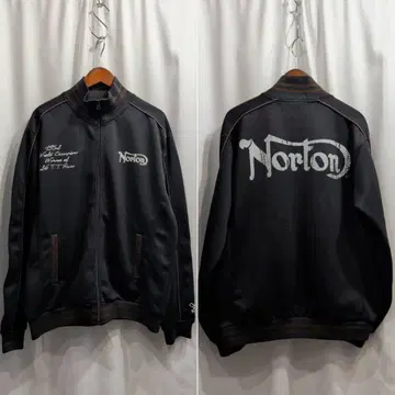 [size:LL] Norton 노튼 프린트 트래커 자켓 자수