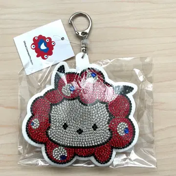 만박 반짝이 가죽 키링 미야쿠미야쿠 포차코 산리오