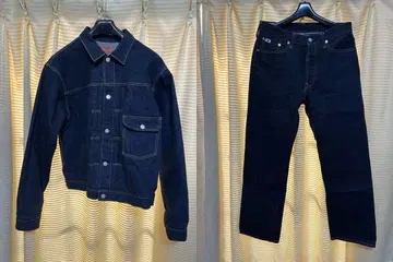 스튜디오 다루치잔 데님 자켓 청바지 셋업 L 사이즈