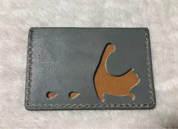 HERZ 헬츠 카드 케이스 고양이 가죽