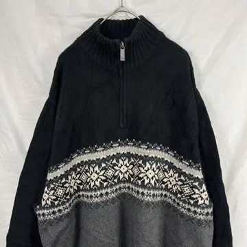 00s 에디 바우어 eddie bauer 하프 지퍼 니트 y2k