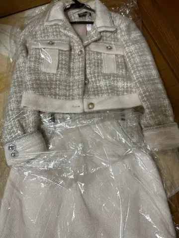 셋업 트위드 자켓