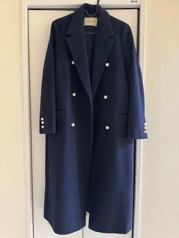 유나이티드 애로우즈 36 네이비 코트 펄