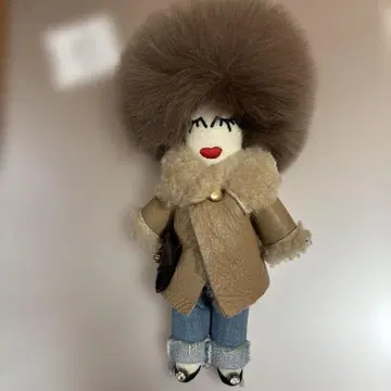 패션 인형 참 베이지 복슬복슬