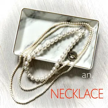 *고품질* 모조 진주 롱 목걸이 목걸이 2세트 파티