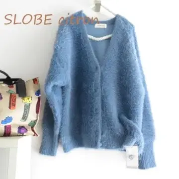 새상품 SLOBE IENA 슬로브 이에나 샤기 니트 가디건