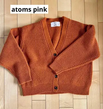 atoms pink 니트 울 가디건