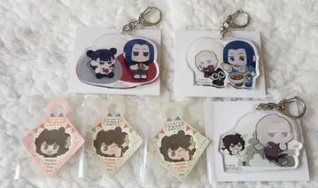 [라오소헤이전기] T 조이 한정 드링크 특전 아크릴 키링 택 6종