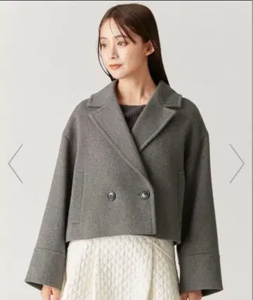 [ 새상품급 ] FRAY I.D 울 카르제 숏코트 그레이