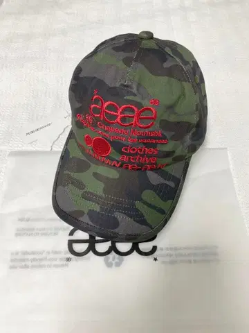 aeae 캡 카모플라쥬 빨간색 디자인 새상품 9