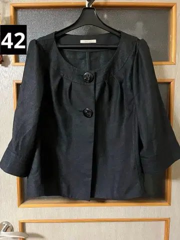 로즈 티아라 42 노카라 자켓