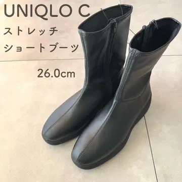 UNIQLO C 유니클로 C 스트레치 숏부츠 완판템 26 블랙