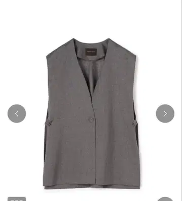 투모로우랜드 라메 그레이 V넥 베스트