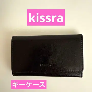 kissra 가죽 블랙 키케이스