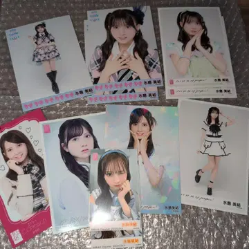 AKB48 미즈시마 미유 브로마이드 핑퐁 분또 세트