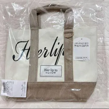 Her lip to 미니 토트 아이보리