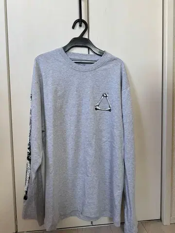 Palace 그레이 롱 슬리브 T셔츠