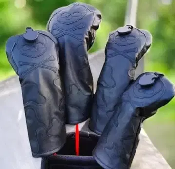 무료배송/미사용 새상품 스컬 디자인 골프헤드커버 4개 세트