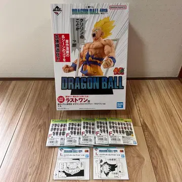 제일복권 DRAGON BALL 40th 라스트 원상 F상 5개 I상 2장