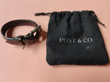 POST&CO / 가죽 팔찌 / 포스트앤드코