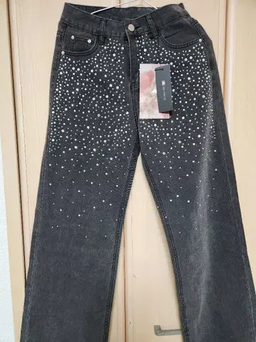 새상품 ABITOKYO 키라키라 데님 M