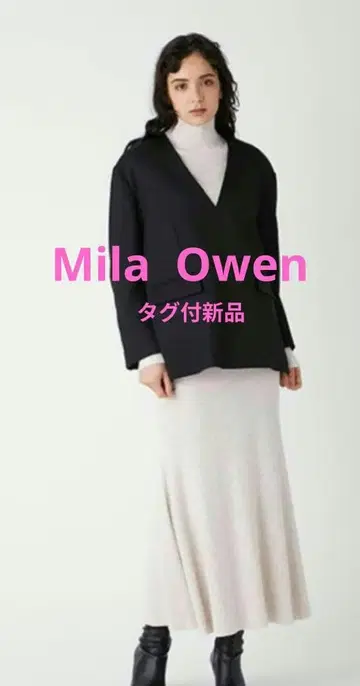 [ 새상품 ] Mila Owen 자켓 풀오버 니트 스커트 SETUP