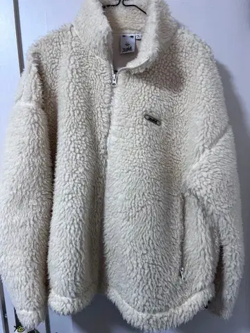 x-girl 플리스 자켓 아이보리