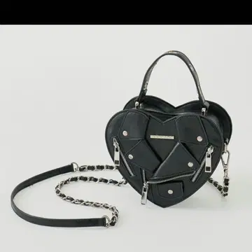 darich 라이더스라이크 하트 미니 백 블랙