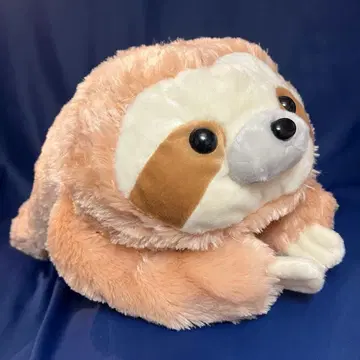 축 늘어진 나무늘보 울트라 BIG 봉제 인형 밀크티 브라운 미사용 새상품