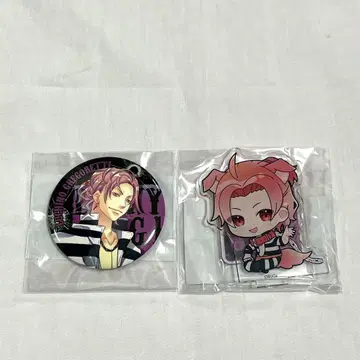 럭키 도그 1 루키노 캔뱃지 아크릴 스탠드 라키도