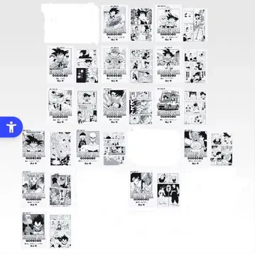 제일복권 드래곤볼 40th G상 코믹스 클리어 파일 세트 14종