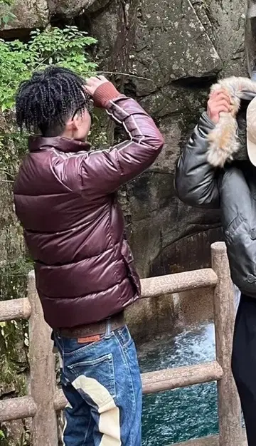 WEST RIDE 다운 자켓 다크 브라운