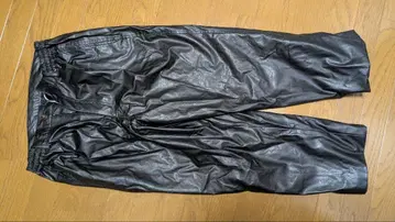 가죽 팬츠 남성용 블랙