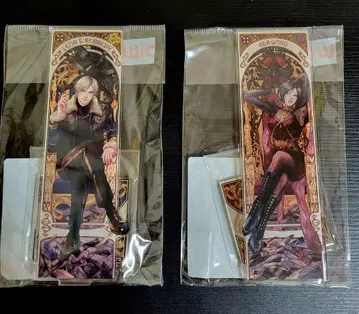 바이오하자드 30주년 레온 에이다 아크릴 스탠드