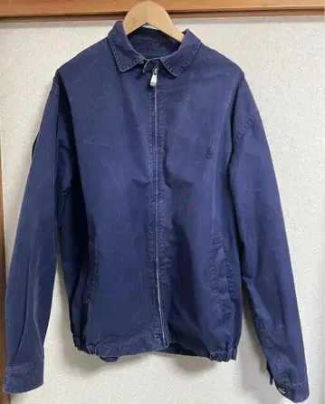 노티카 네이비 점퍼 풀 지퍼 자켓 구제 의류