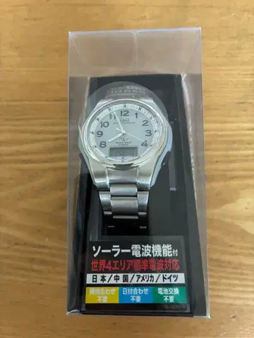 MD02-204 시티즌 Q&Q 솔라 전파 시계