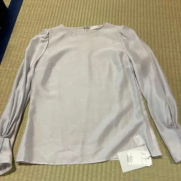 CELFORD 라이트 그레이 긴팔 블라우스 M