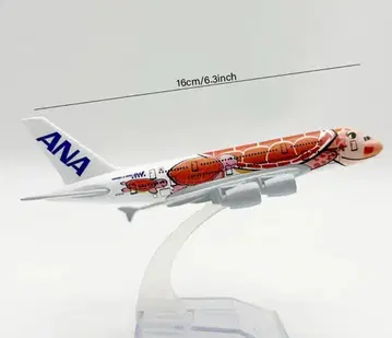 ANA 항공기 모델 1/400 플라잉 호누 16cm A380 La
