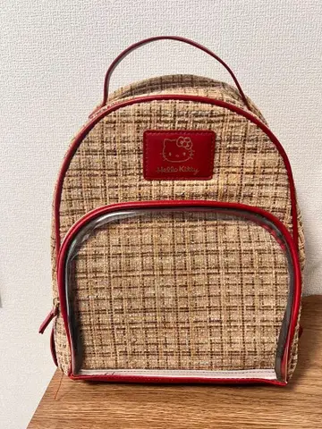 Hello Kitty 트위드 백팩 시마무라 헬로키티 산리오
