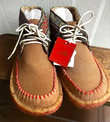 Indian 하이컷 자수 부츠 텍스타일 [미사용 새상품급] 24cm